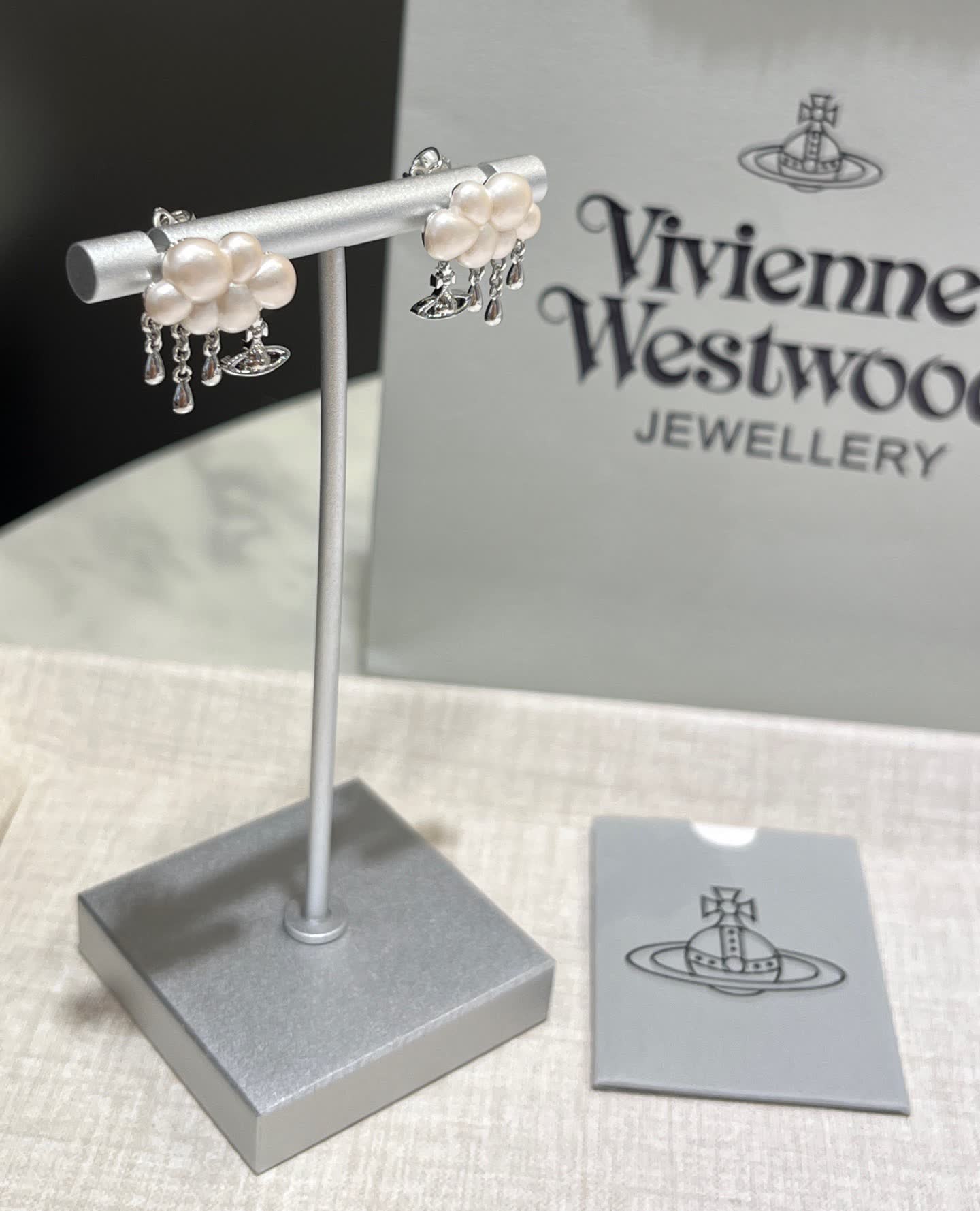Vivienne Westwood Pearl Cluster Earrings